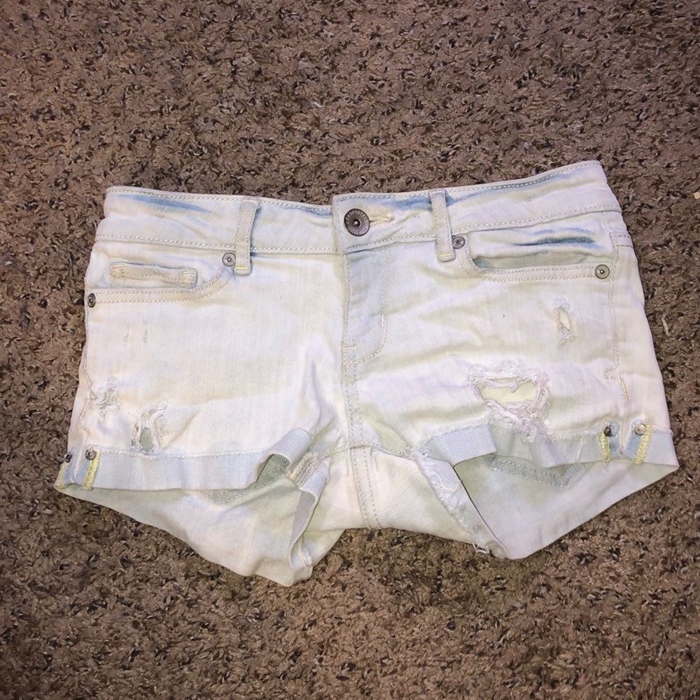 denim shorts